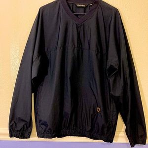 Footjoy Windbreaker Men’s XL NavyBlue Golf Windbreaker ,deep zippered pockets